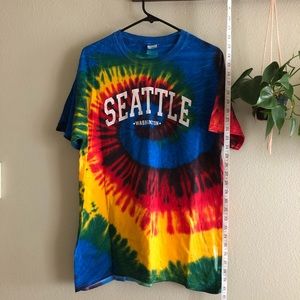 Rainbow Tie Dye Seattle Tee🌈